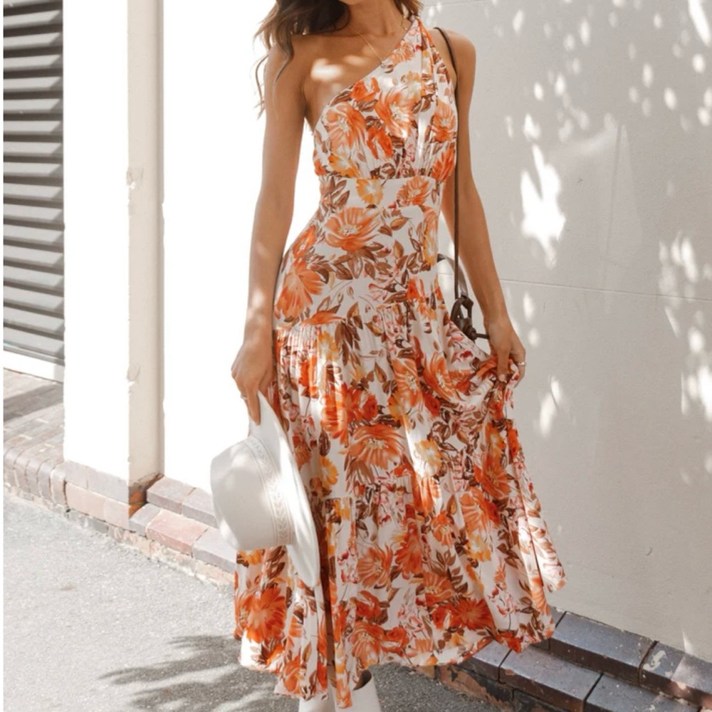 Marietta Dress in Orange by Petal & Pup